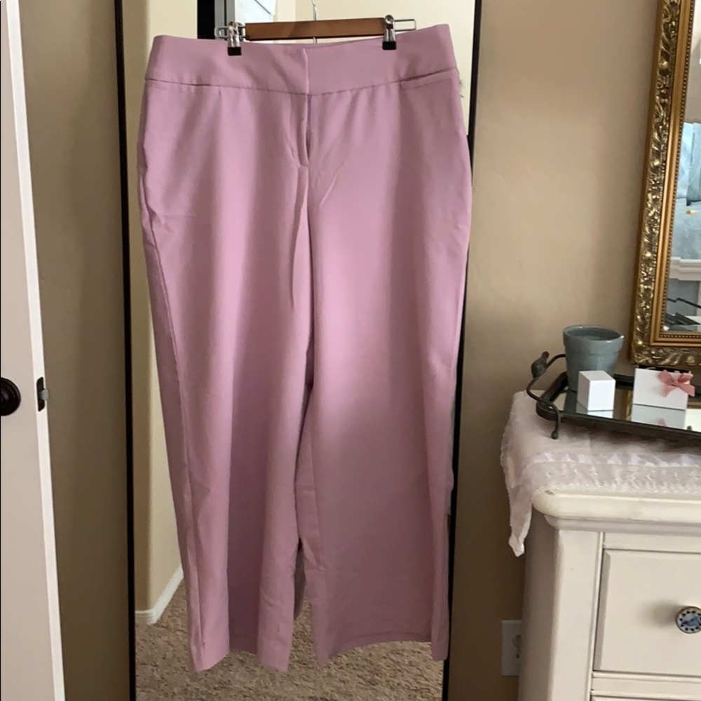 Wide leg pink\mauve Dress pant
